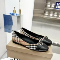 $85.00 USD Burberry Flat Shoes For Women #1462848