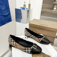 $85.00 USD Burberry Flat Shoes For Women #1462848