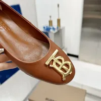 $85.00 USD Burberry Flat Shoes For Women #1462850