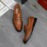 $85.00 USD Salvatore Ferragamo Leather Shoes For Men #1463283