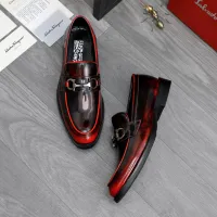 $85.00 USD Salvatore Ferragamo Leather Shoes For Men #1463286
