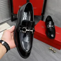 $85.00 USD Salvatore Ferragamo Leather Shoes For Men #1463288