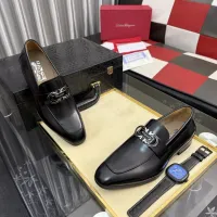 $108.00 USD Salvatore Ferragamo Leather Shoes For Men #1463614