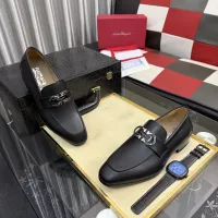 $108.00 USD Salvatore Ferragamo Leather Shoes For Men #1463615