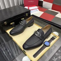 $108.00 USD Salvatore Ferragamo Leather Shoes For Men #1463616