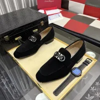 $108.00 USD Salvatore Ferragamo Leather Shoes For Men #1463618