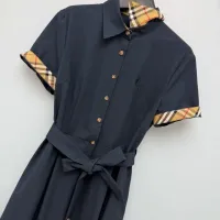 $85.00 USD Burberry Dresses Short Sleeved For Women #1464796