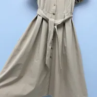 $85.00 USD Burberry Dresses Short Sleeved For Women #1464797