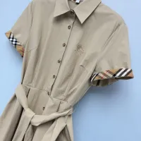 $85.00 USD Burberry Dresses Short Sleeved For Women #1464797