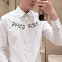 $82.00 USD Burberry Shirts Long Sleeved For Men #1470079