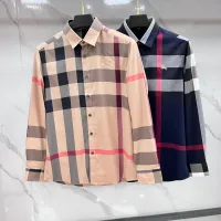 $85.00 USD Burberry Shirts Long Sleeved For Men #1470085