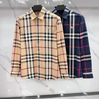 $85.00 USD Burberry Shirts Long Sleeved For Men #1470086