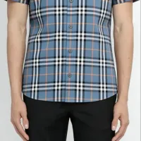 $82.00 USD Burberry Shirts Short Sleeved For Men #1470111