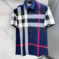 $82.00 USD Burberry Shirts Short Sleeved For Men #1470115