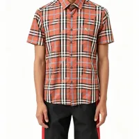 $82.00 USD Burberry Shirts Short Sleeved For Men #1470117