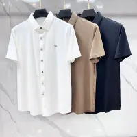 $76.00 USD Salvatore Ferragamo Shirts Short Sleeved For Men #1470125