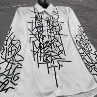 $64.00 USD Alexander McQueen Shirts Long Sleeved For Men #1470234