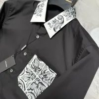 $72.00 USD Dolce & Gabbana D&G Shirts Long Sleeved For Men #1470394