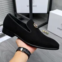 $92.00 USD Versace Leather Shoes For Men #1470800
