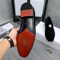 $92.00 USD Versace Leather Shoes For Men #1470800