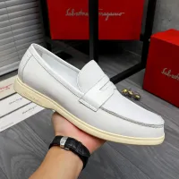 $100.00 USD Salvatore Ferragamo Leather Shoes For Men #1471045