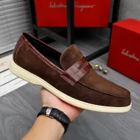 $100.00 USD Salvatore Ferragamo Leather Shoes For Men #1471046