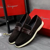 $100.00 USD Salvatore Ferragamo Leather Shoes For Men #1471047