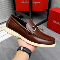 $100.00 USD Salvatore Ferragamo Leather Shoes For Men #1471057