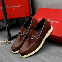 $100.00 USD Salvatore Ferragamo Leather Shoes For Men #1471057