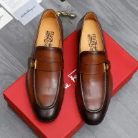 $96.00 USD Salvatore Ferragamo Leather Shoes For Men #1471060