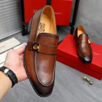 $96.00 USD Salvatore Ferragamo Leather Shoes For Men #1471060