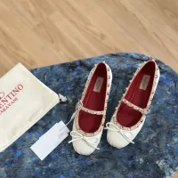 $118.00 USD Valentino Flat Shoes For Women #1472391