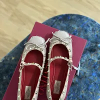 $118.00 USD Valentino Flat Shoes For Women #1472393