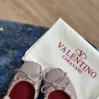 $118.00 USD Valentino Flat Shoes For Women #1472393