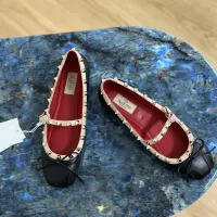 $118.00 USD Valentino Flat Shoes For Women #1472395