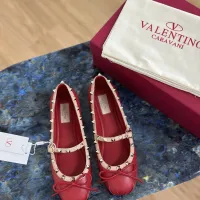 $118.00 USD Valentino Flat Shoes For Women #1472397