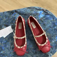 $118.00 USD Valentino Flat Shoes For Women #1472397