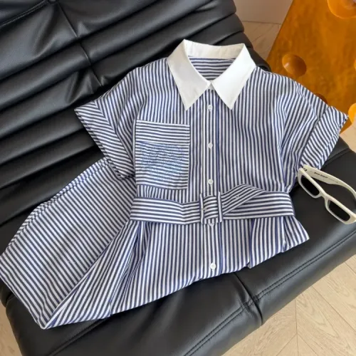 Replica LOEWE Dresses Short Sleeved For Women #1472514 $76.00 USD for Wholesale