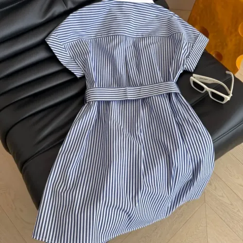 Replica LOEWE Dresses Short Sleeved For Women #1472514 $76.00 USD for Wholesale