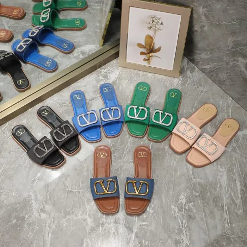 Replica Valentino Slippers For Women #1472548 $72.00 USD for Wholesale