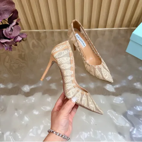Replica AQUAZZURA High-heeled shoes For Women #1472615 $128.00 USD for Wholesale