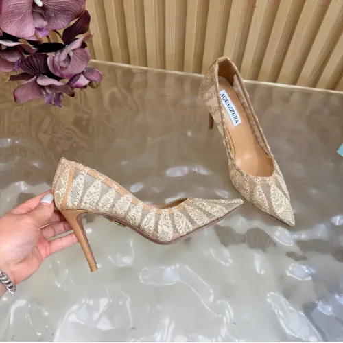 Replica AQUAZZURA High-heeled shoes For Women #1472615 $128.00 USD for Wholesale