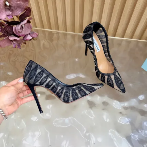 Replica AQUAZZURA High-heeled shoes For Women #1472616 $128.00 USD for Wholesale