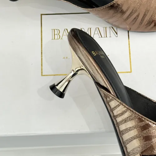 Replica Balmain Slippers For Women #1472718 $102.00 USD for Wholesale