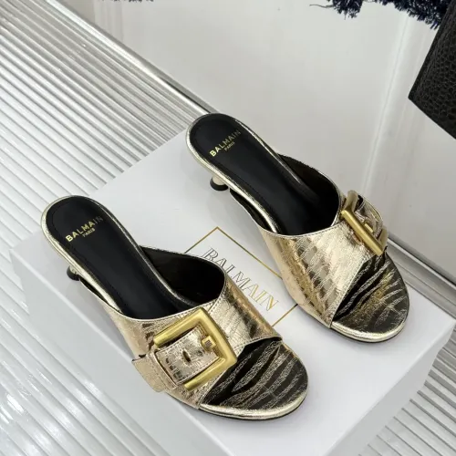 Replica Balmain Slippers For Women #1472719 $102.00 USD for Wholesale