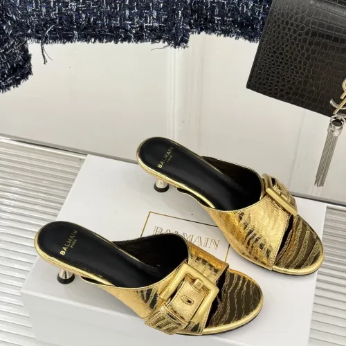 Replica Balmain Slippers For Women #1472720 $102.00 USD for Wholesale
