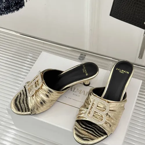 Replica Balmain Slippers For Women #1472722 $108.00 USD for Wholesale