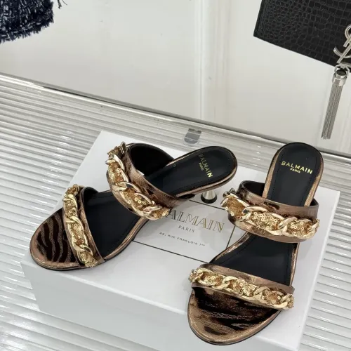 Replica Balmain Slippers For Women #1472724 $108.00 USD for Wholesale