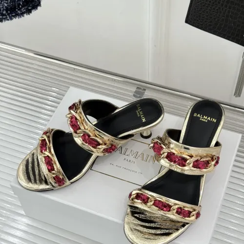 Replica Balmain Slippers For Women #1472726 $108.00 USD for Wholesale