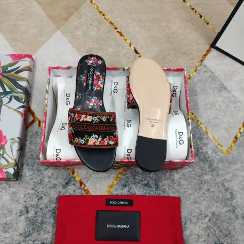 Replica Dolce & Gabbana D&G Slippers For Women #1472829 $125.00 USD for Wholesale